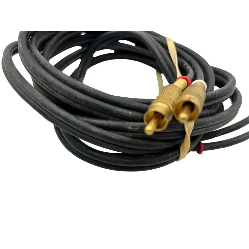 Gold-Plated RCA Stereo Audio Cable 10 ft 57c